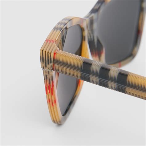 ceck sunglasses square|Check Square Sunglasses in Vintage check .